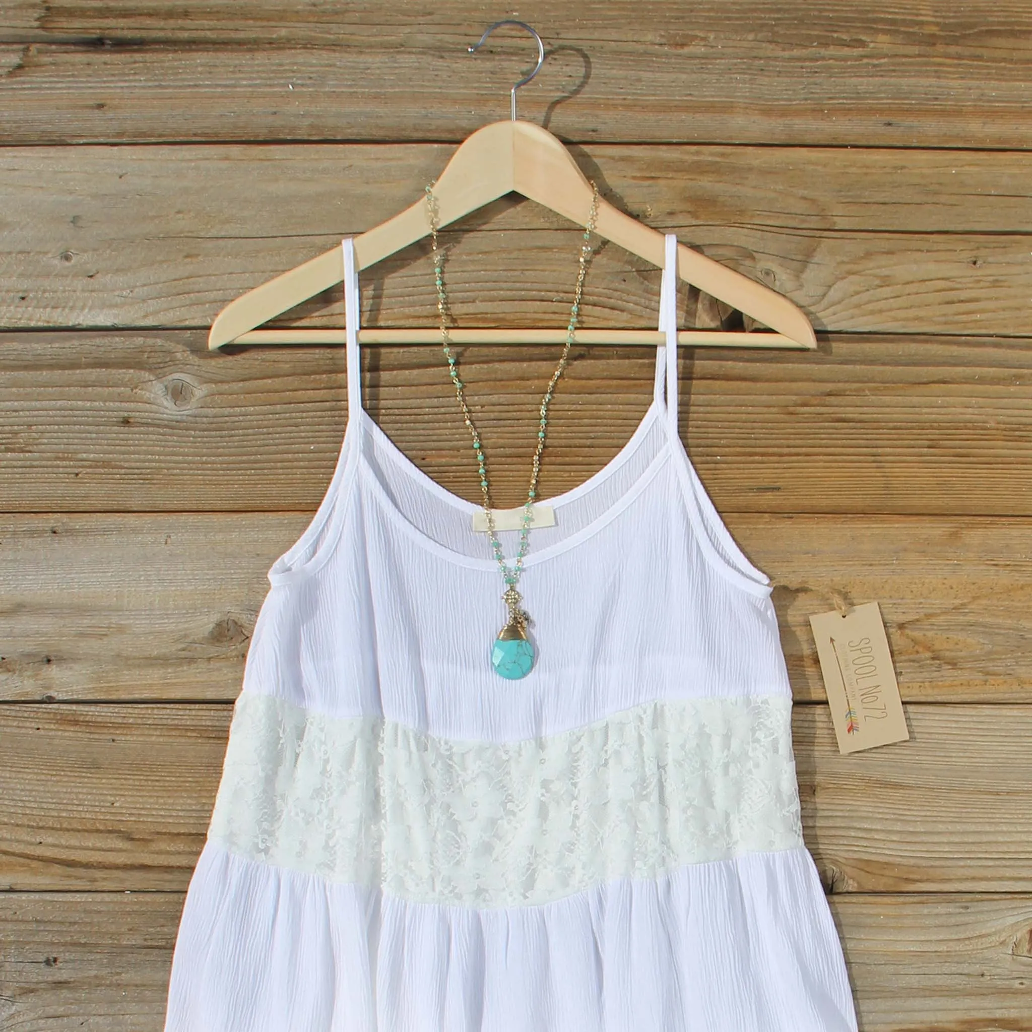 Coyote Sands Dress in White