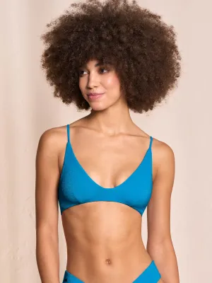 Creta Bralette In Ocean Blue