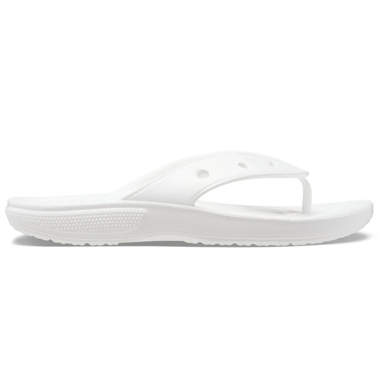 Crocs Adults Unisex Classic Flip Flops In White
