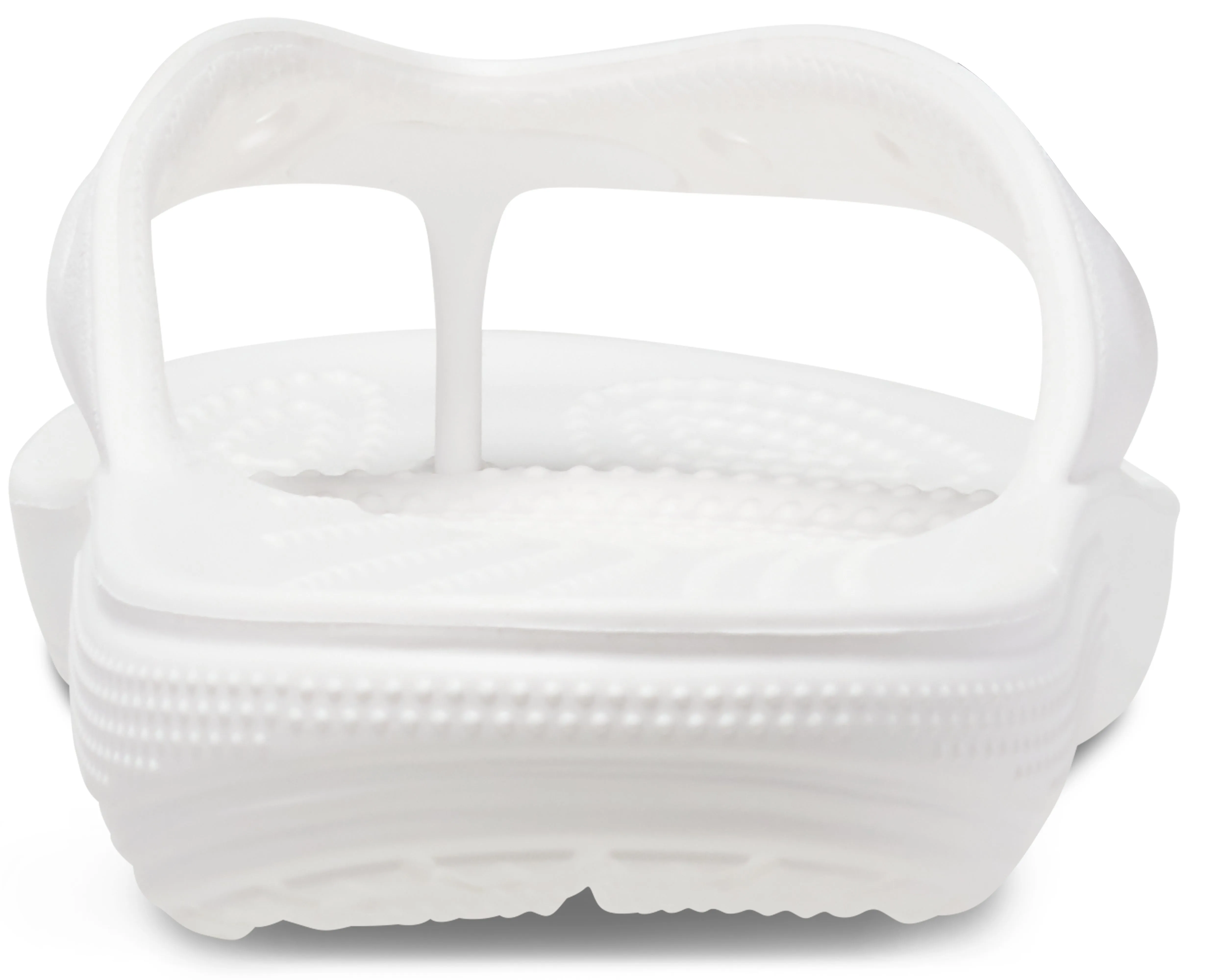 Crocs Adults Unisex Classic Flip Flops In White