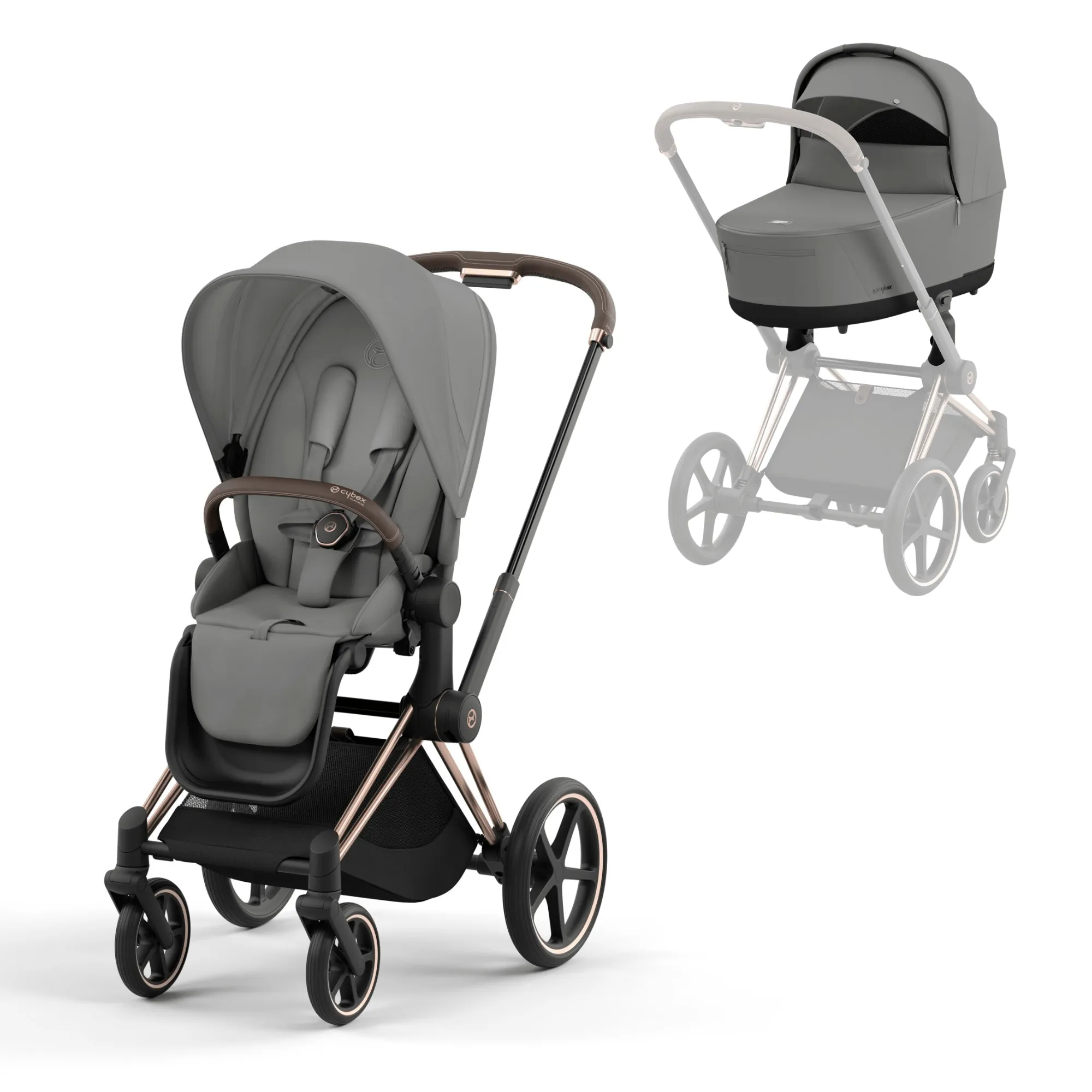 Cybex Priam & Lux Cot - Mirage Grey