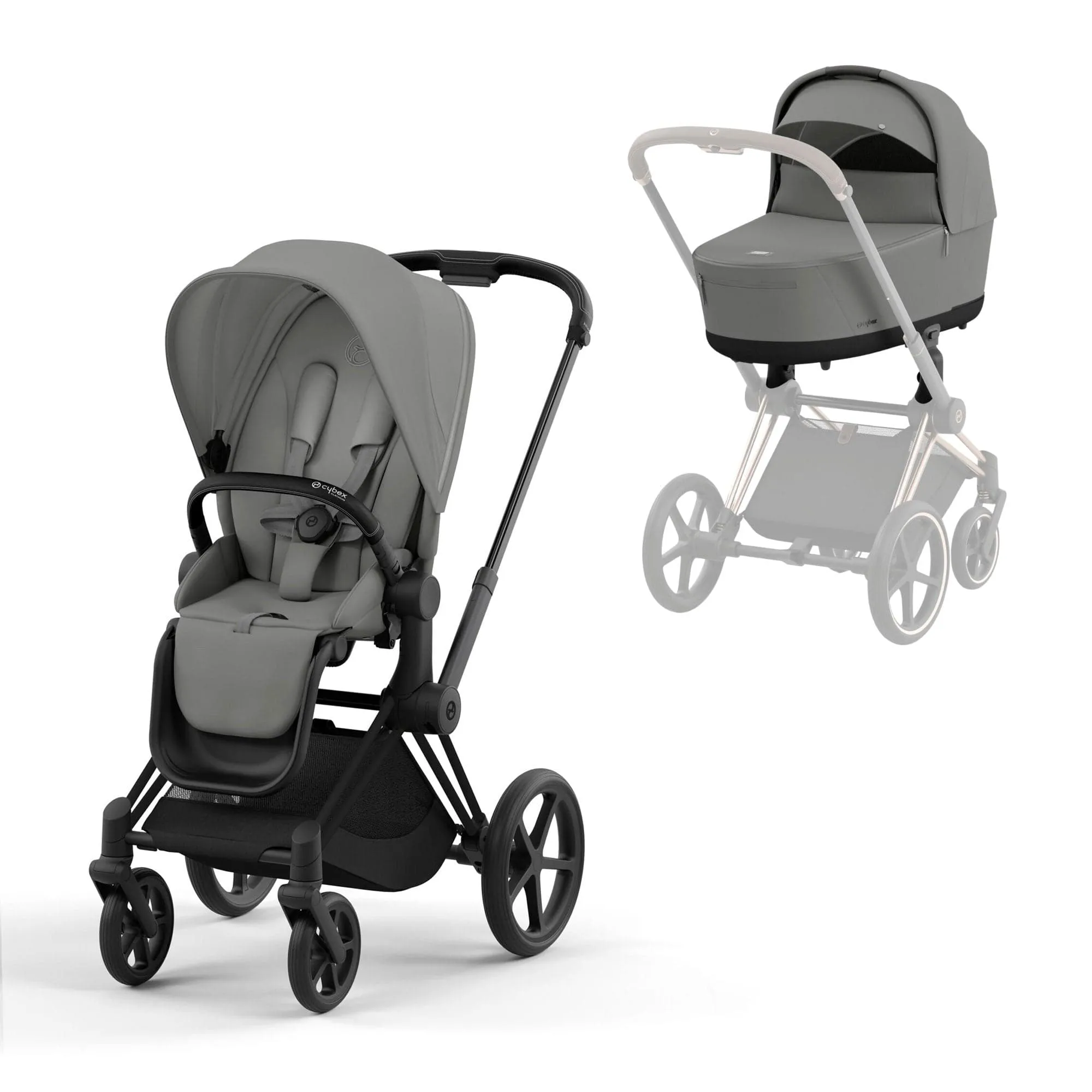 Cybex Priam & Lux Cot - Mirage Grey