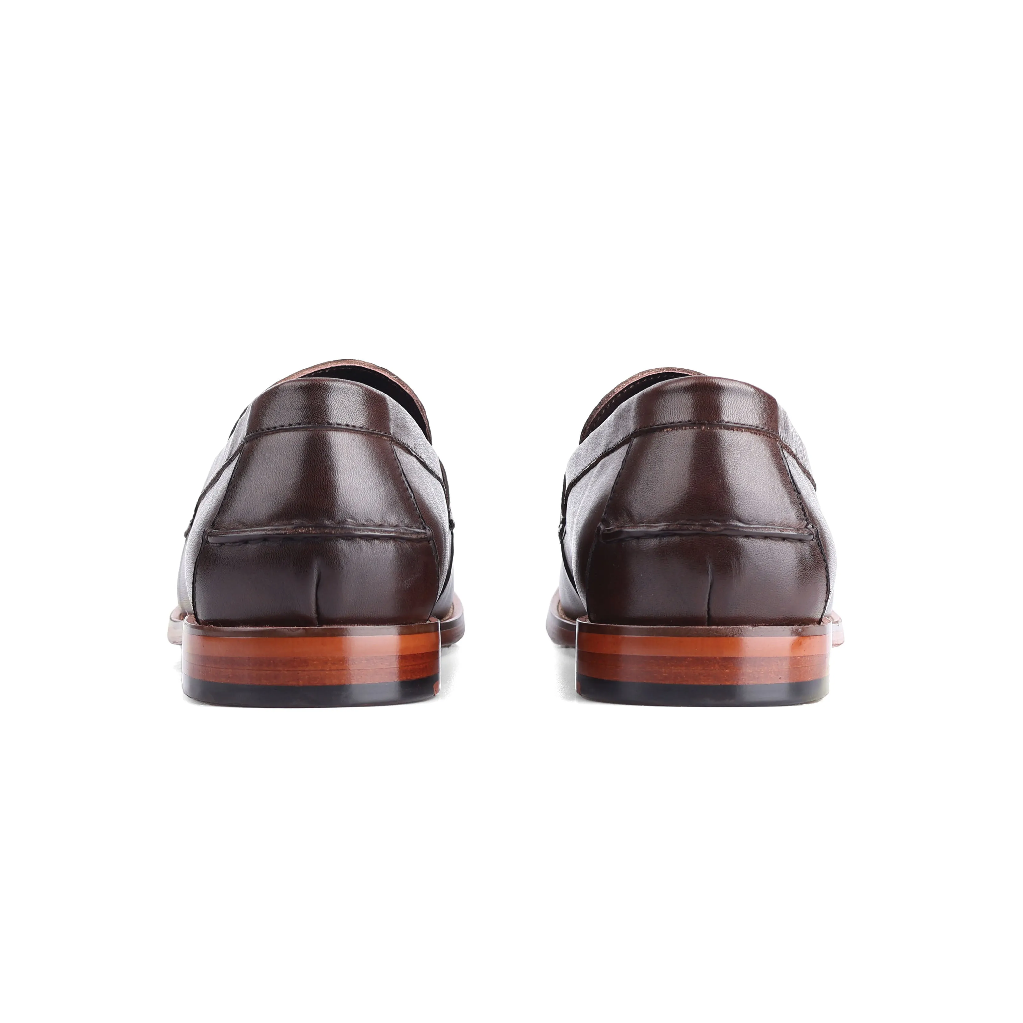 Decatur Two-toned Penny Loafer - Coffee