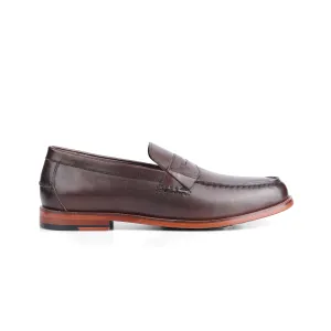 Decatur Two-toned Penny Loafer - Coffee