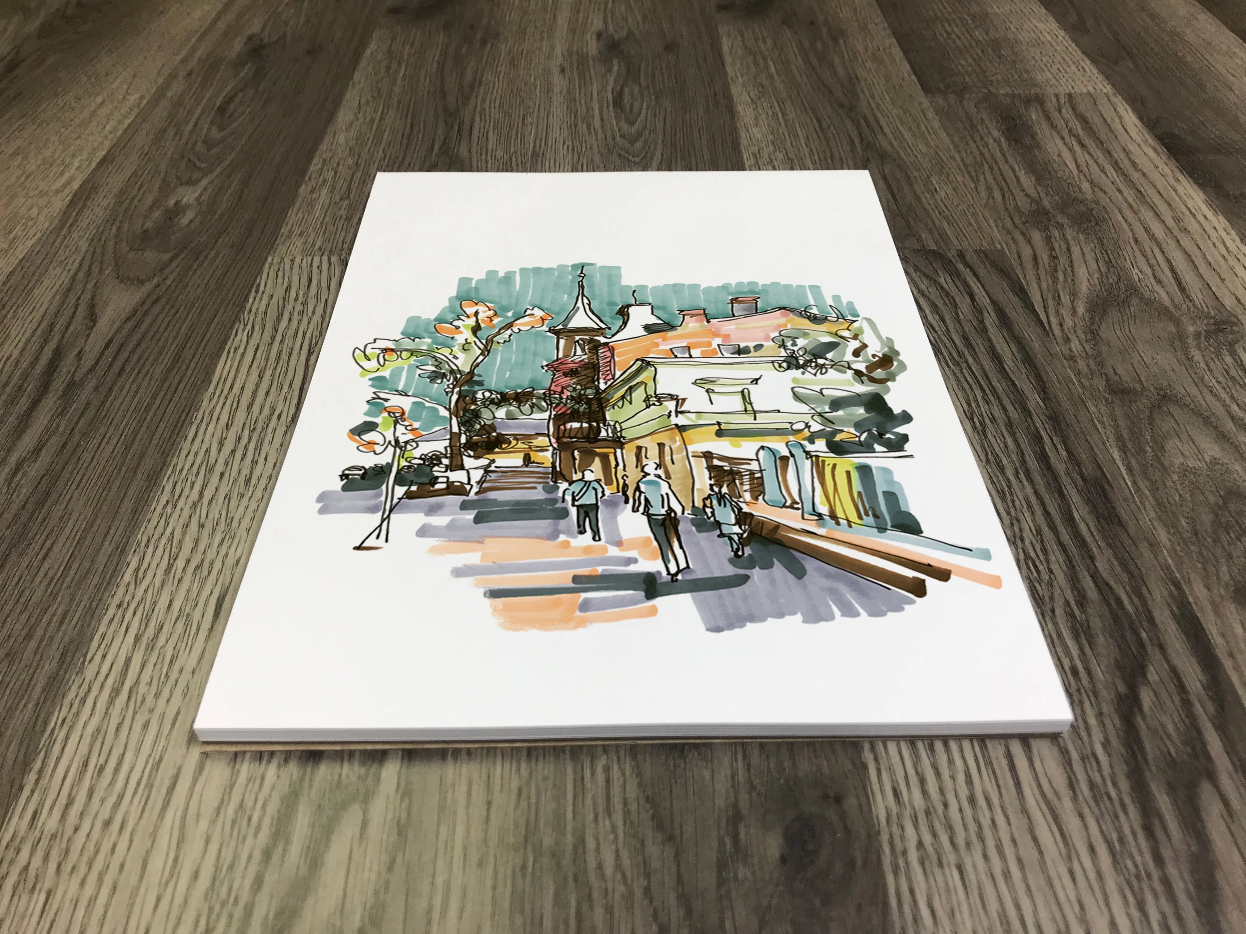 Design Ideation MARKER. FLIP COVER Pad. Removable Sheet. Multi-Media. (8.5" x 11") FCP-2550-TS
