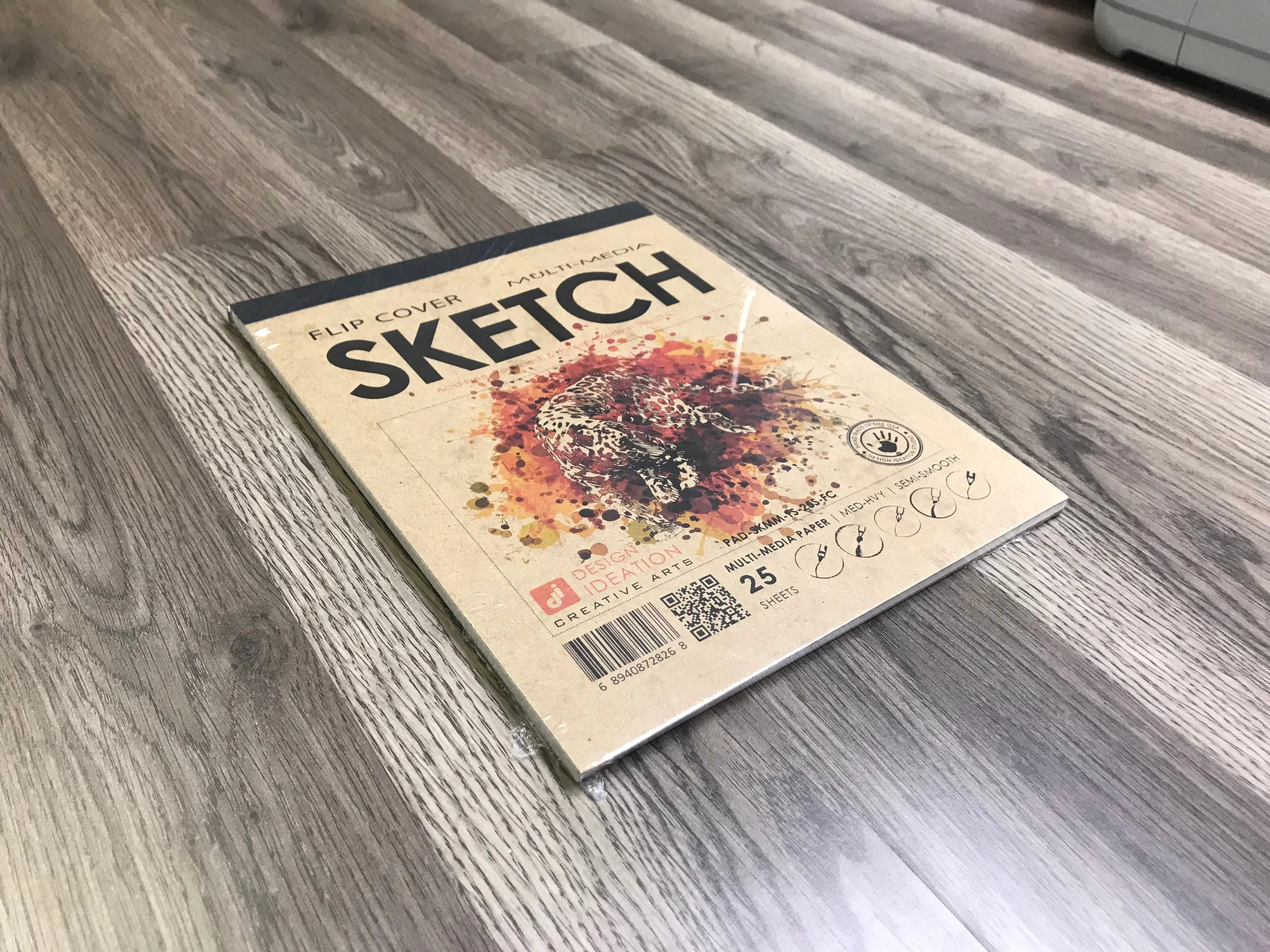 Design Ideation SKETCH. FLIP COVER Pad. Removable Sheet. Multi-Media. (8.5" x 11") FCP-2550-TS