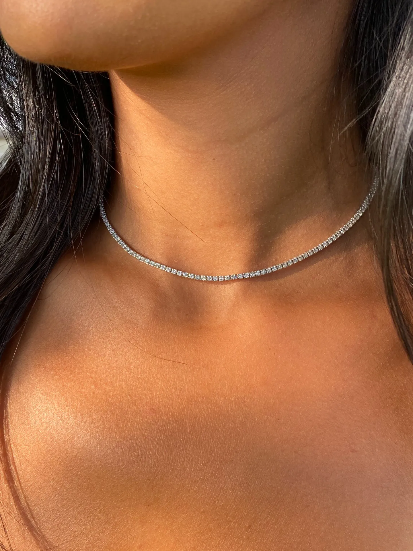 Diamond Tennis Necklace - 5ct