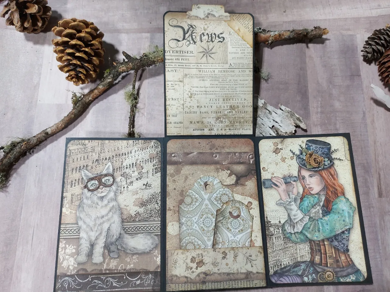 DIY Project ~ Vintage Folio ~ Tutorial