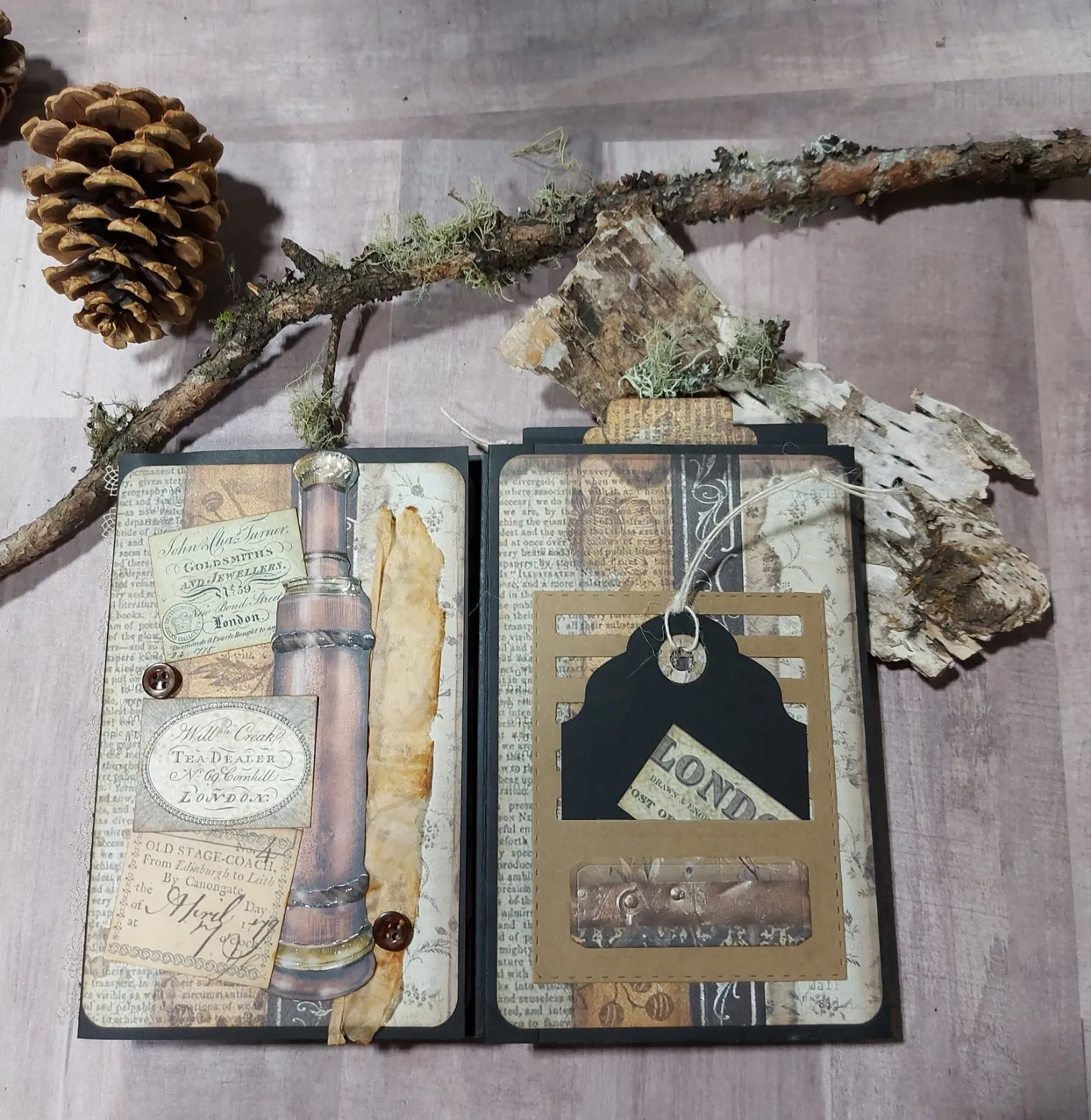 DIY Project ~ Vintage Folio ~ Tutorial