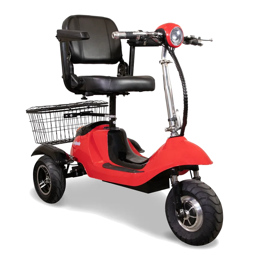 EWheels EW-20 3 Wheels Sporty Scooter - Red/Black