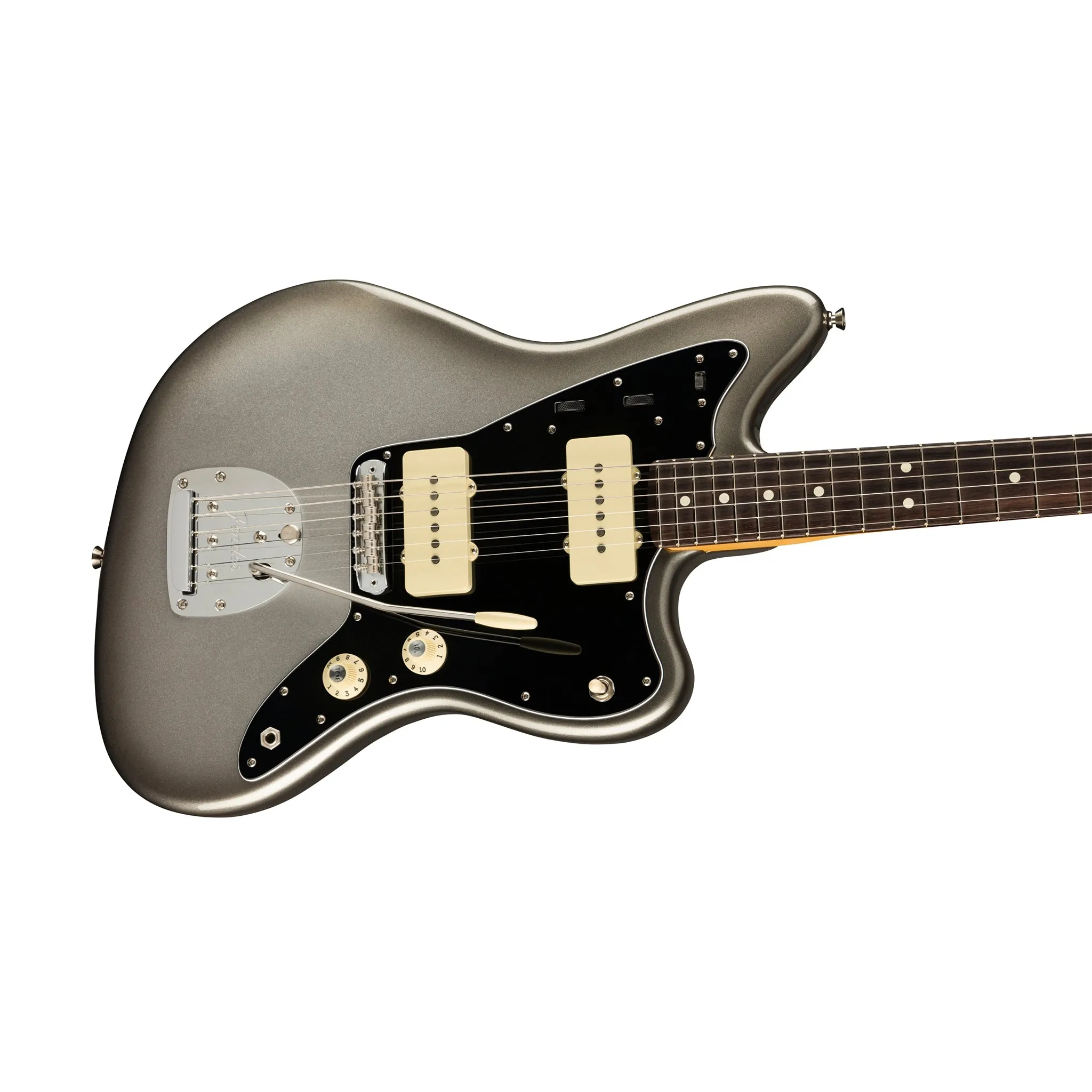 Fender American Professional II Jazzmaster Electric Guitar, RW FB, Mercury