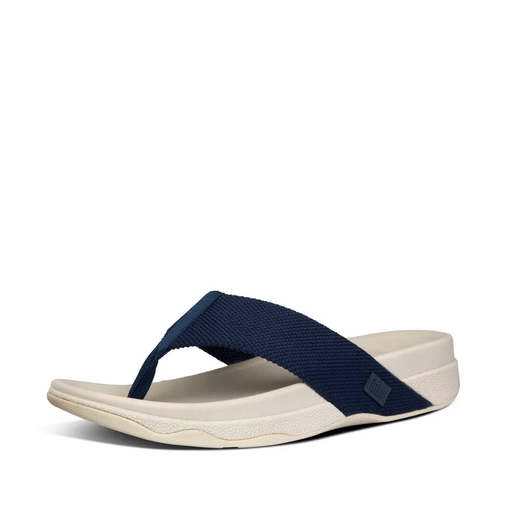 FitFlop SURFER Mens Stripe Webbing Toe-Post Sandals