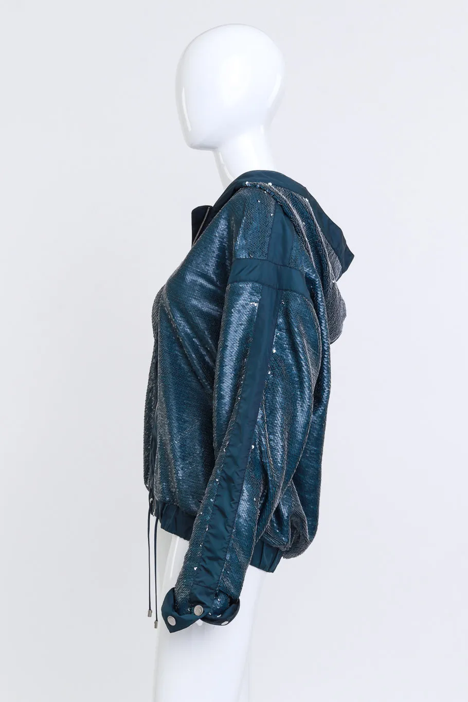 Flip Sequin Hooded Parka