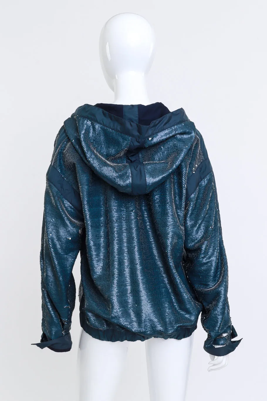 Flip Sequin Hooded Parka