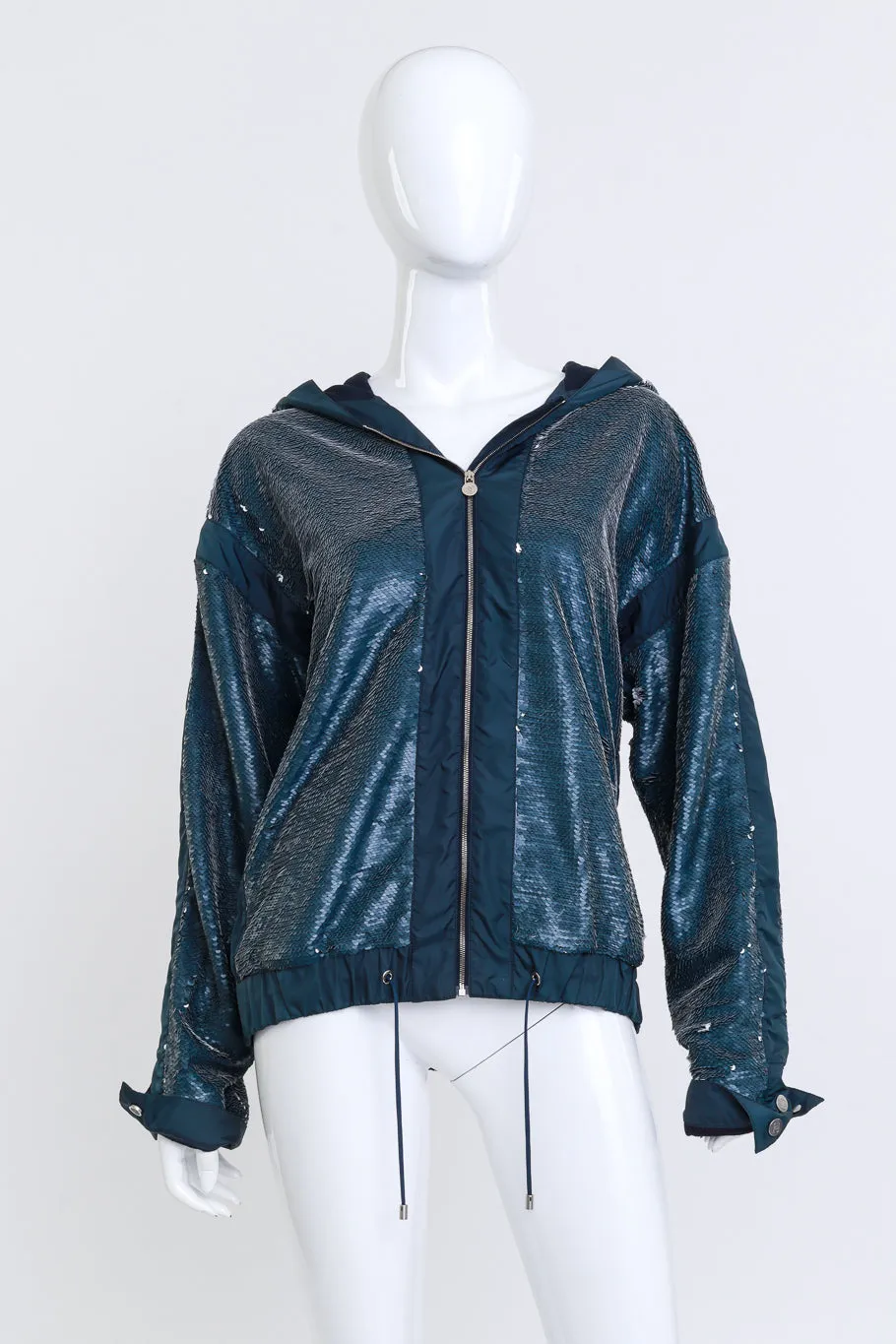 Flip Sequin Hooded Parka