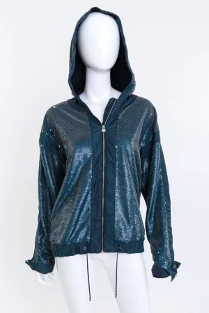 Flip Sequin Hooded Parka