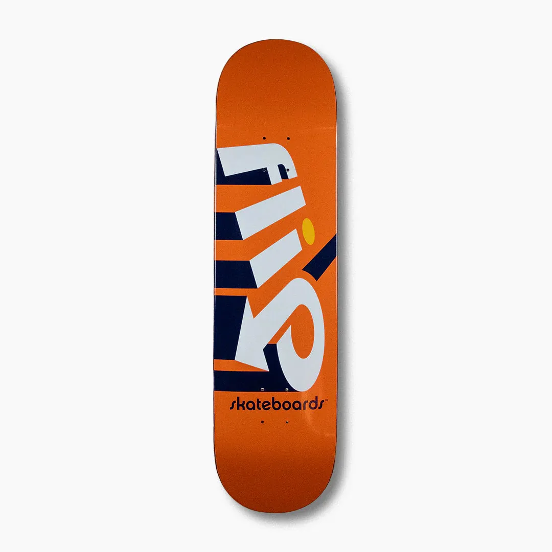 Flip Team Strobe Orange 8.25 Skateboard Deck