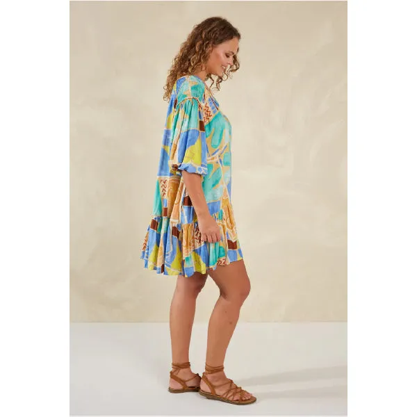 Flirty Bohemian Printed Dress