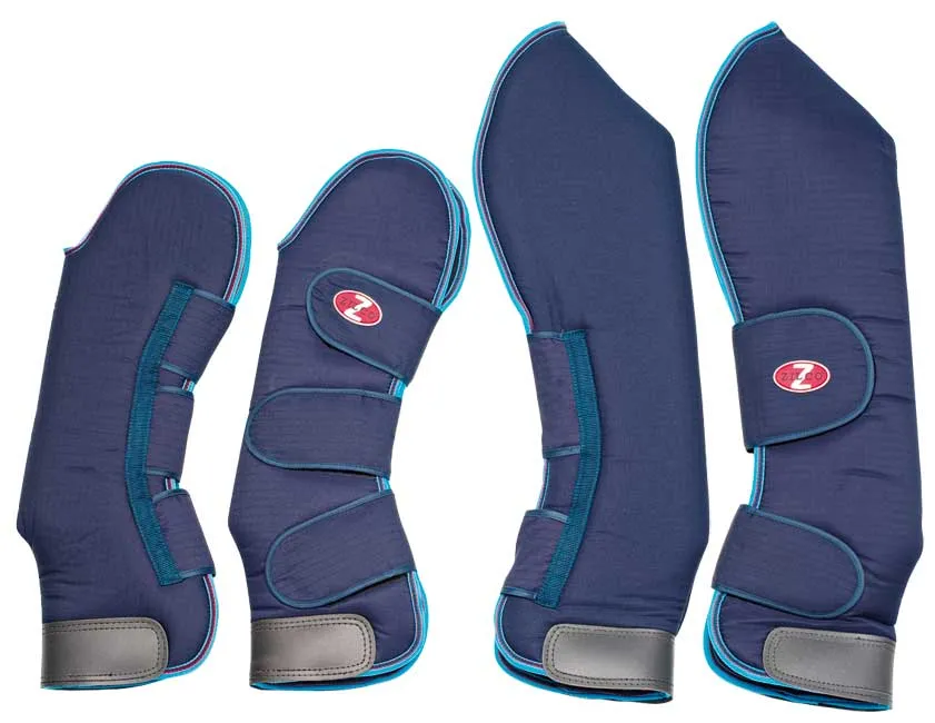 Float Boots Defender Navy Blue & Red