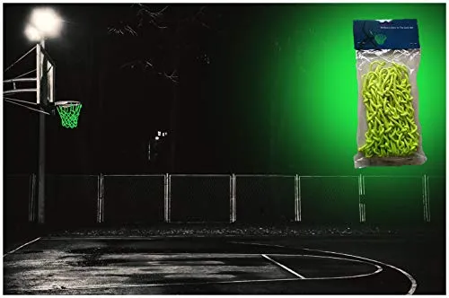 Glow in the Dark Outdoor Basketball Net Rim Hoop Heavy Duty