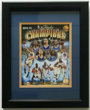 Golden State Warriors Framed 8x10 2014-15 NBA Championship Photo