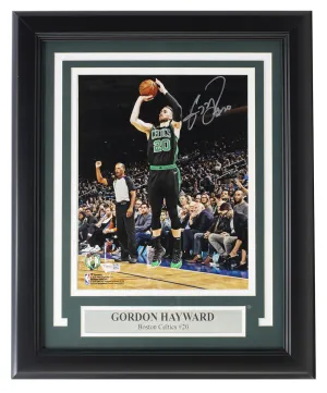 Gordon Hayward Signed Framed 8x10 Boston Celtics Photo Fanatics