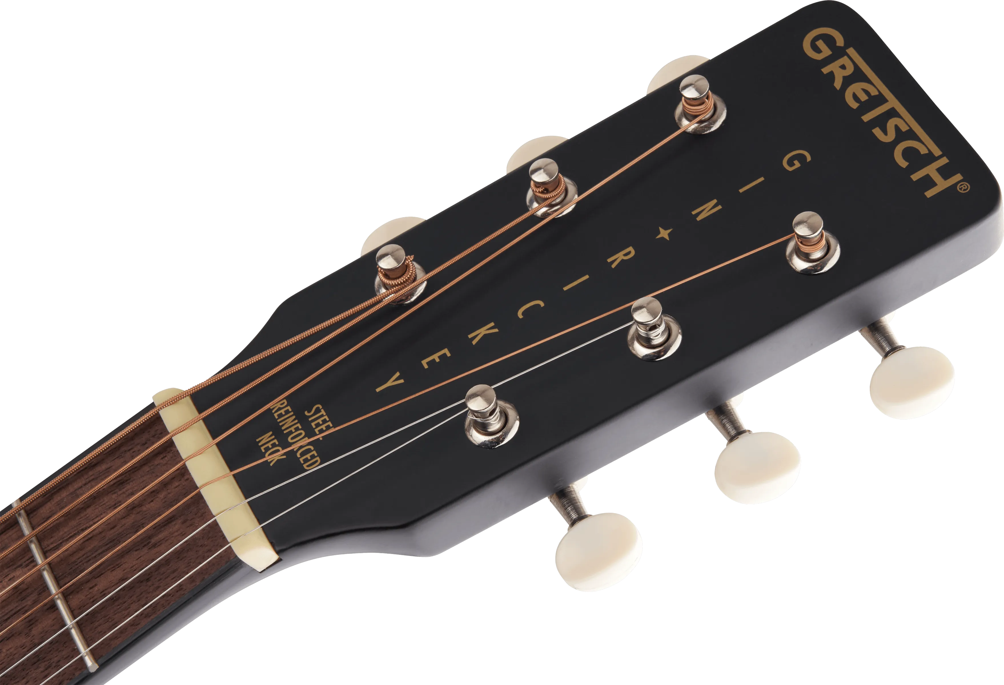 Gretsch G9520E Gin Rickey Acoustic/Electric with Soundhole Pickup, Walnut Fingerboard, Smokestack Black