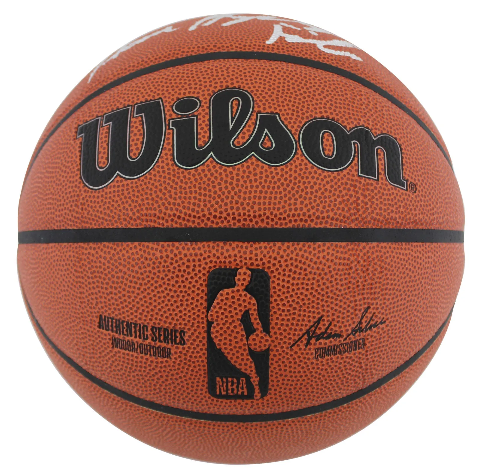 Hawks Dominique Wilkins "Human Highlight Film" Wilson Basketball w/ Case BAS W