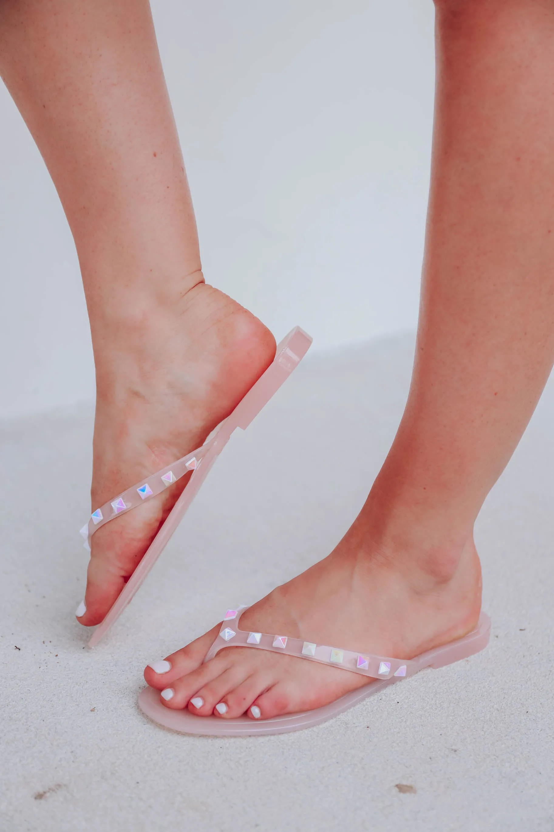 Hero Jelly Flip Flop by Chinese Laundry - Blush - Final Sale Size 6