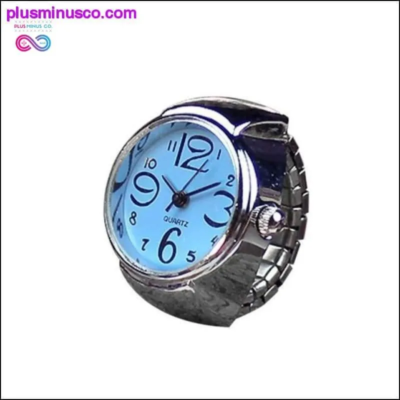 Hot Style Creative Steel Cool Elastic Analog Ring With