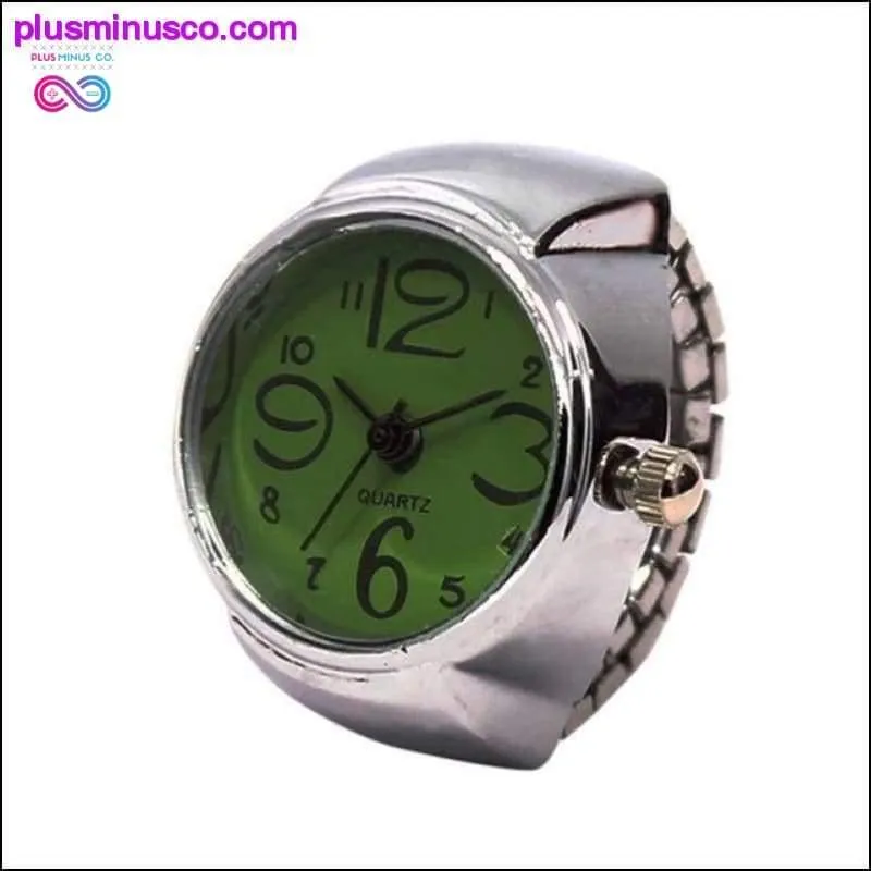 Hot Style Creative Steel Cool Elastic Analog Ring With