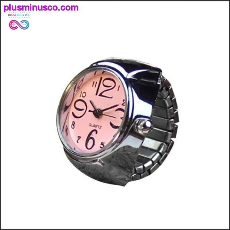 Hot Style Creative Steel Cool Elastic Analog Ring With