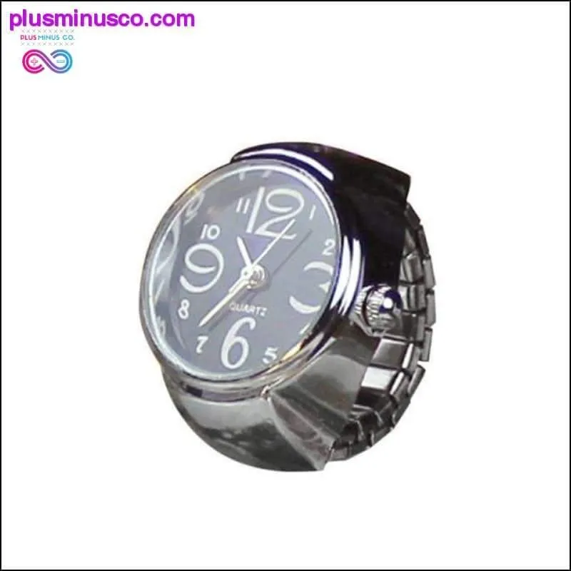 Hot Style Creative Steel Cool Elastic Analog Ring With