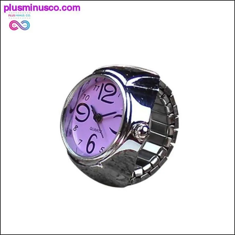 Hot Style Creative Steel Cool Elastic Analog Ring With