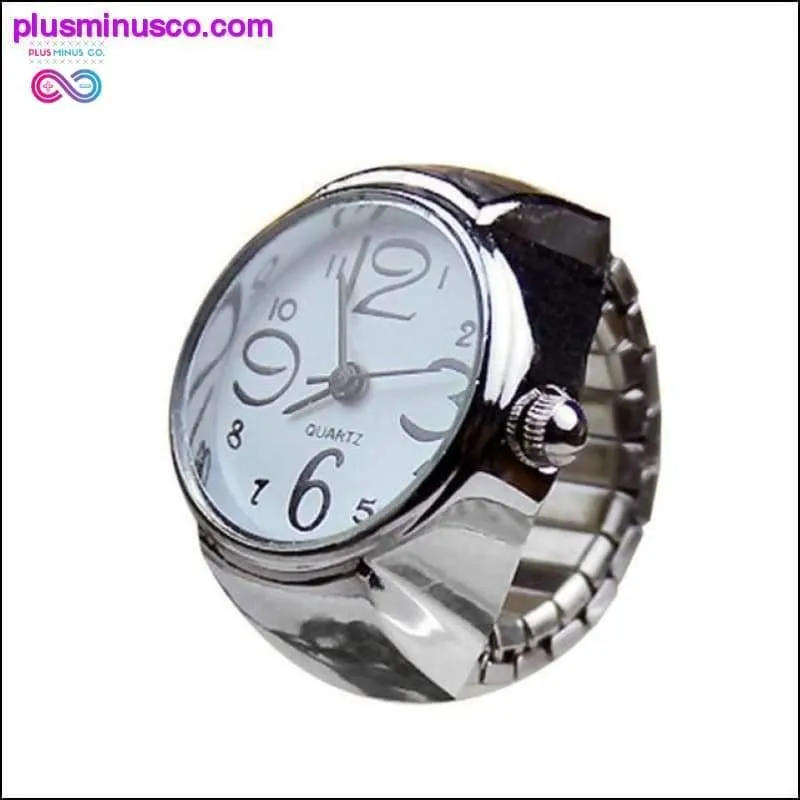 Hot Style Creative Steel Cool Elastic Analog Ring With