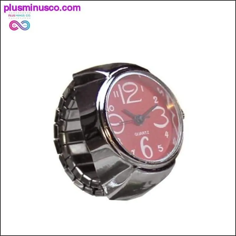Hot Style Creative Steel Cool Elastic Analog Ring With
