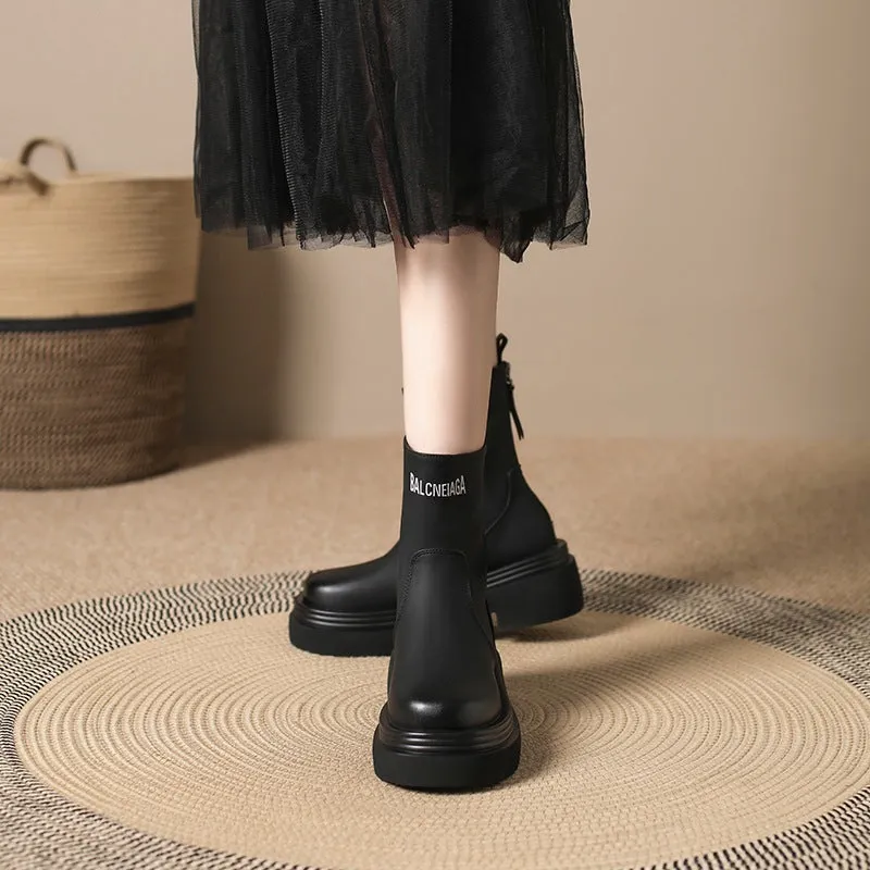 INSTOCK - Paris same style elastic slim boots women