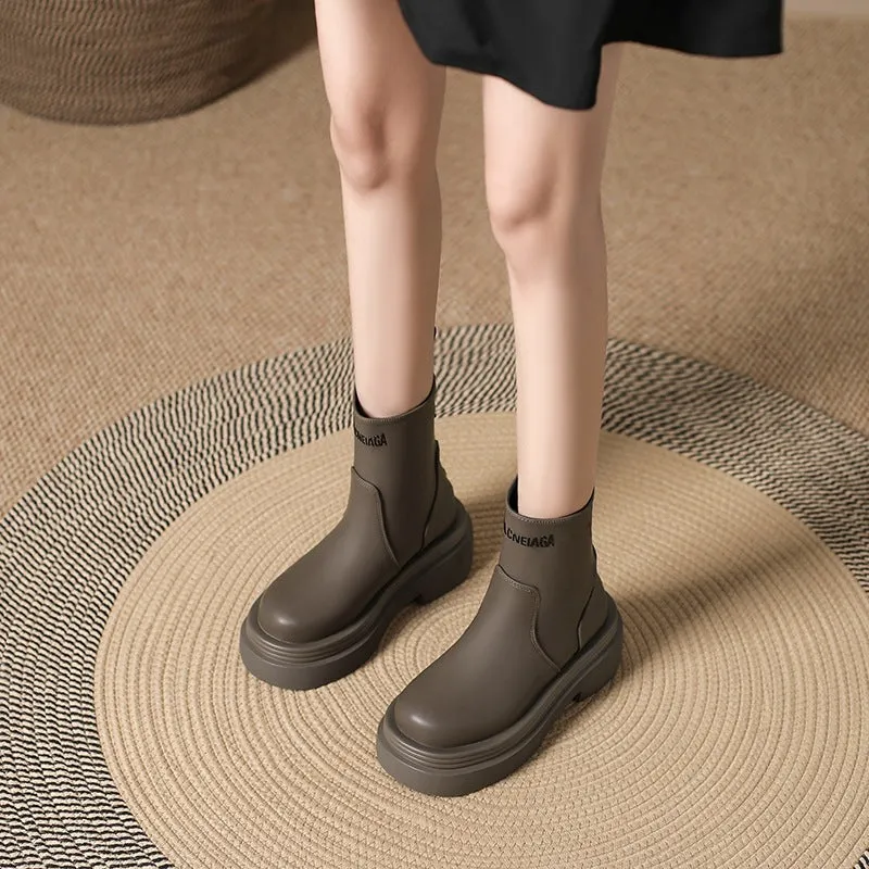 INSTOCK - Paris same style elastic slim boots women