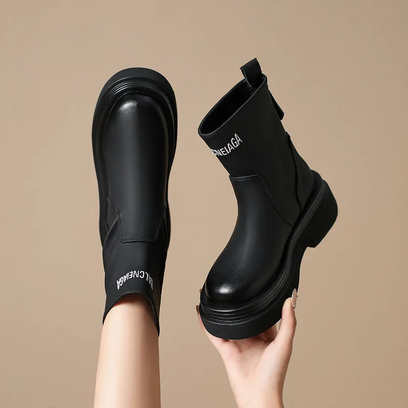 INSTOCK - Paris same style elastic slim boots women