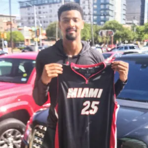 Jordan Mickey Autographed Jersey