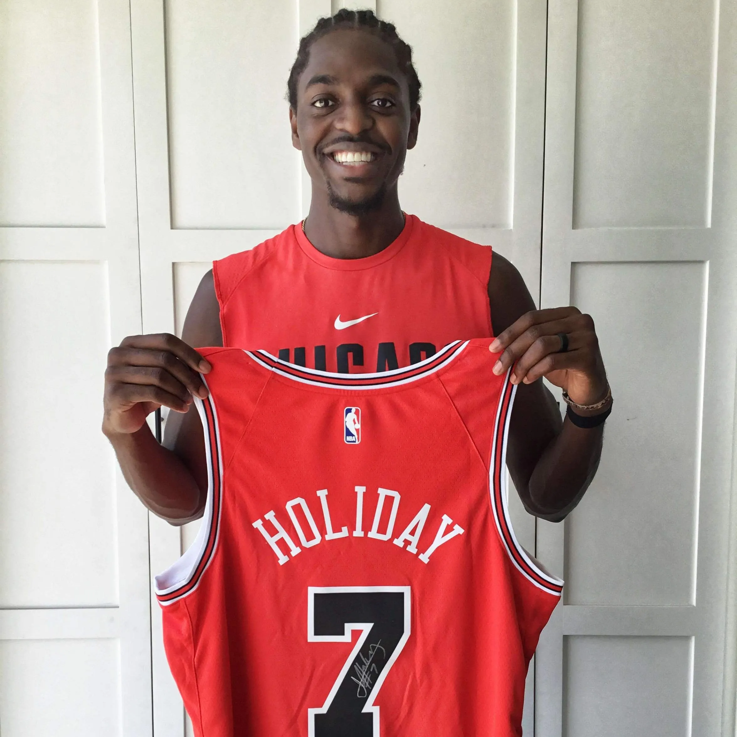Justin Holiday Autographed Jersey