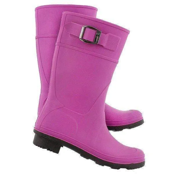 Kamik Raindrops Viola Girls Rain Boots / Made in Canada