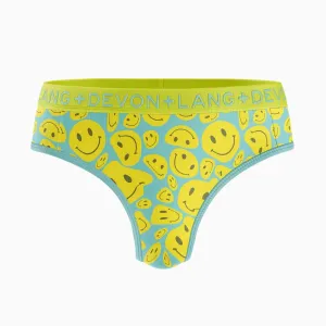 Katrina Everyday Thong - Melting Smilies - WKNDRS