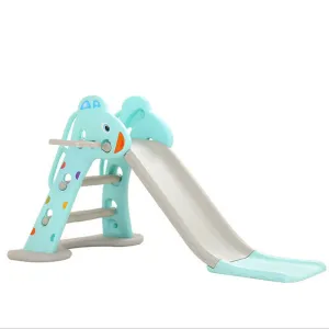 Kids Folding Montessori 2-in-1 Slide & Basketball Hoop | Indoors & Outdoors |36 months  