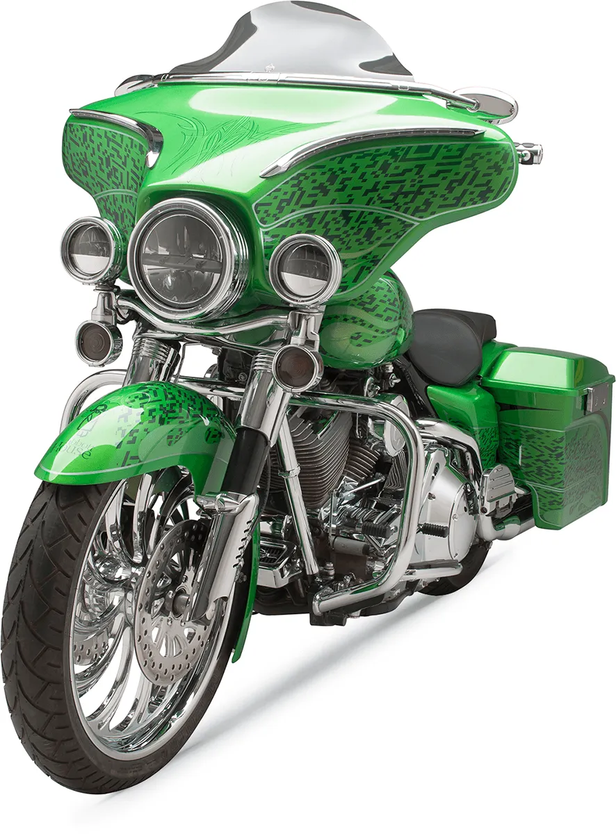 Klock Werks KW05-01-0199 6.5in. Flare Windshield - Dark Smoke