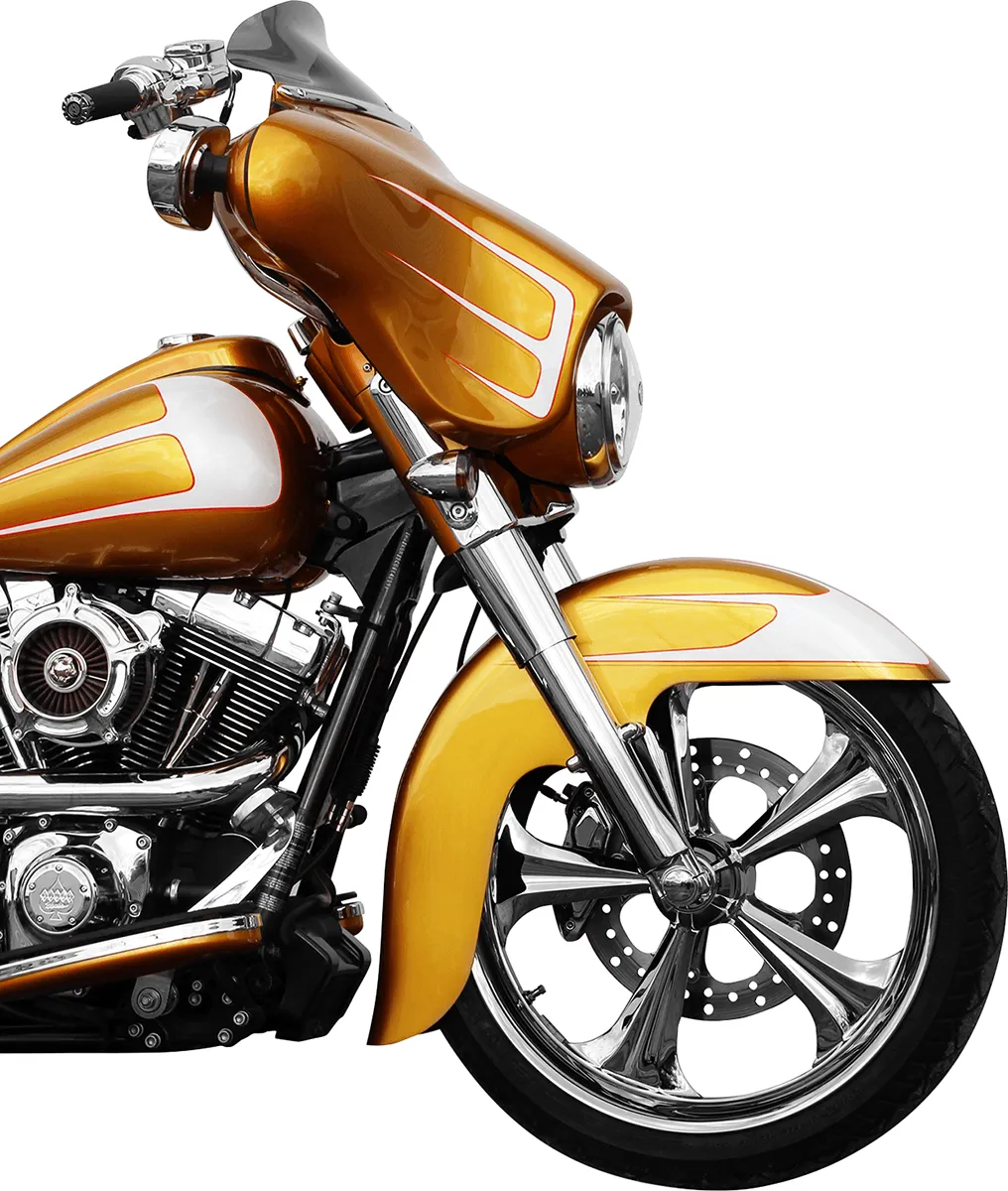 Klock Werks KW05-01-0199 6.5in. Flare Windshield - Dark Smoke