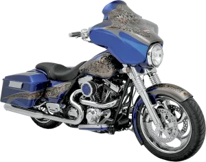 Klock Werks KW05-01-0200 6.5in. Flare Windshield - Black