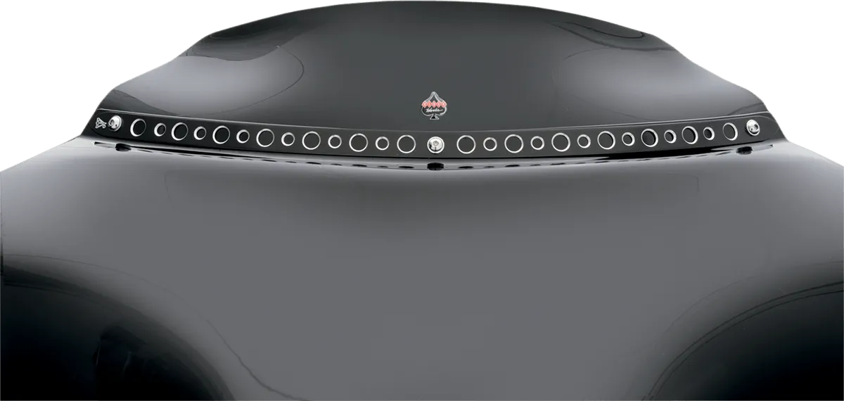 Klock Werks KW05-01-0204 3.5in. Flare Windshield - Black