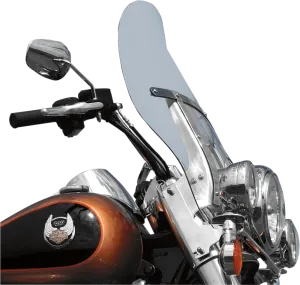 Klock Werks KW05-01-0217 19in. Flare Billboard Windshield - Clear