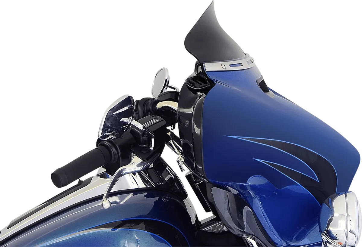 Klock Werks KW05-01-0319 5in. Flare Low Windshield - Black